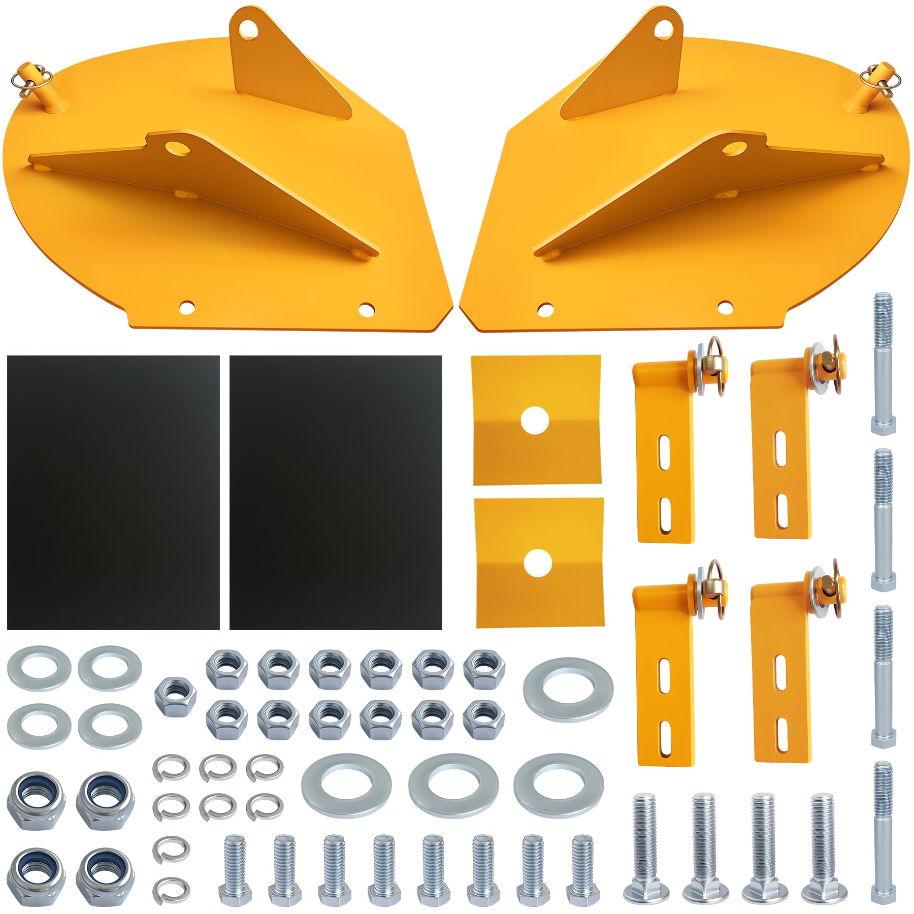 C CLINK Fits most pickup-mounted snowplows Universal Heavy Duty Snow Plow Pro-Wing Blade Extenders Extensions Replacement PW22 Compatible with Meyer Western Boss Snowplow Blade Extenders