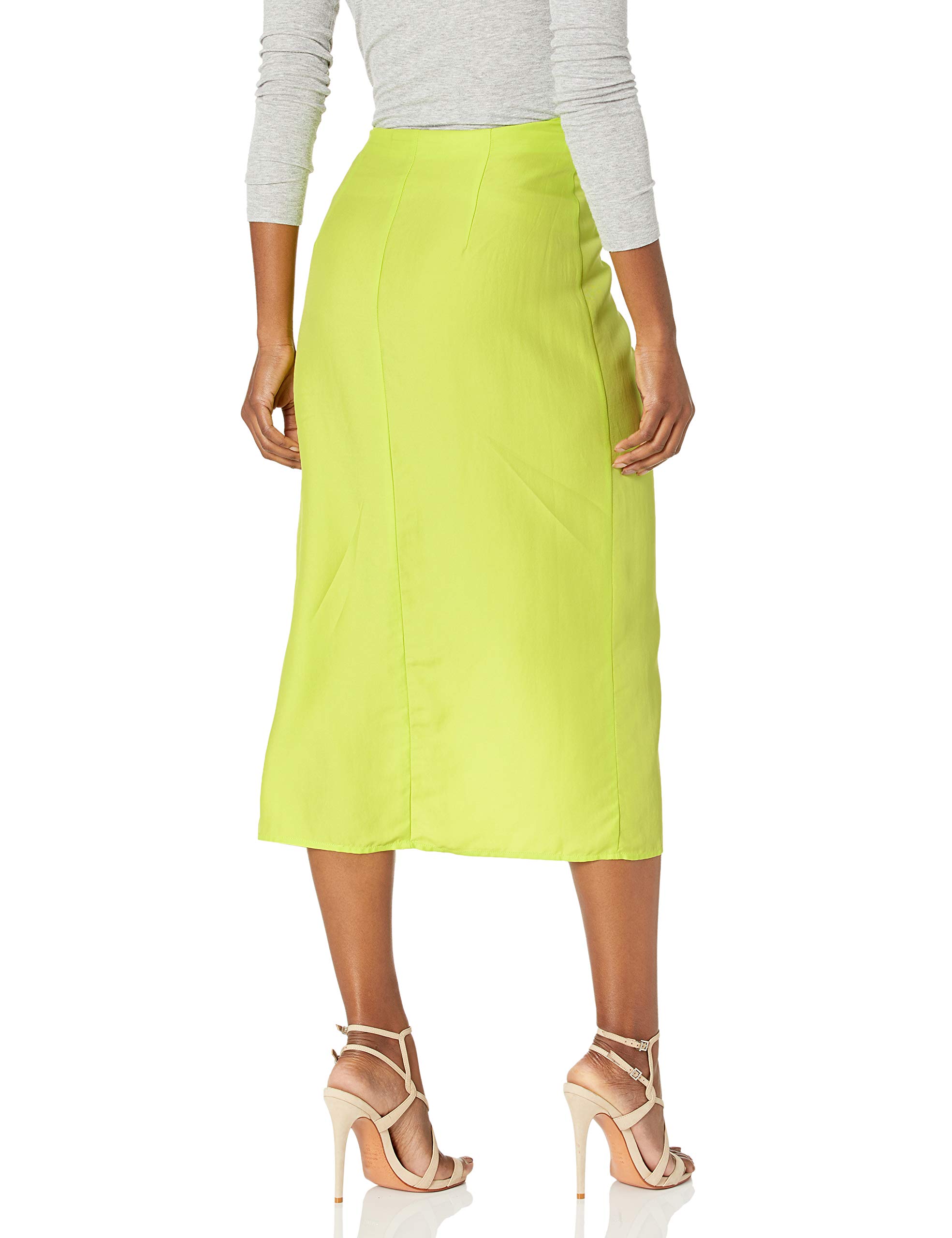 French Connection Wrap Midi Skirt Falda para Mujer