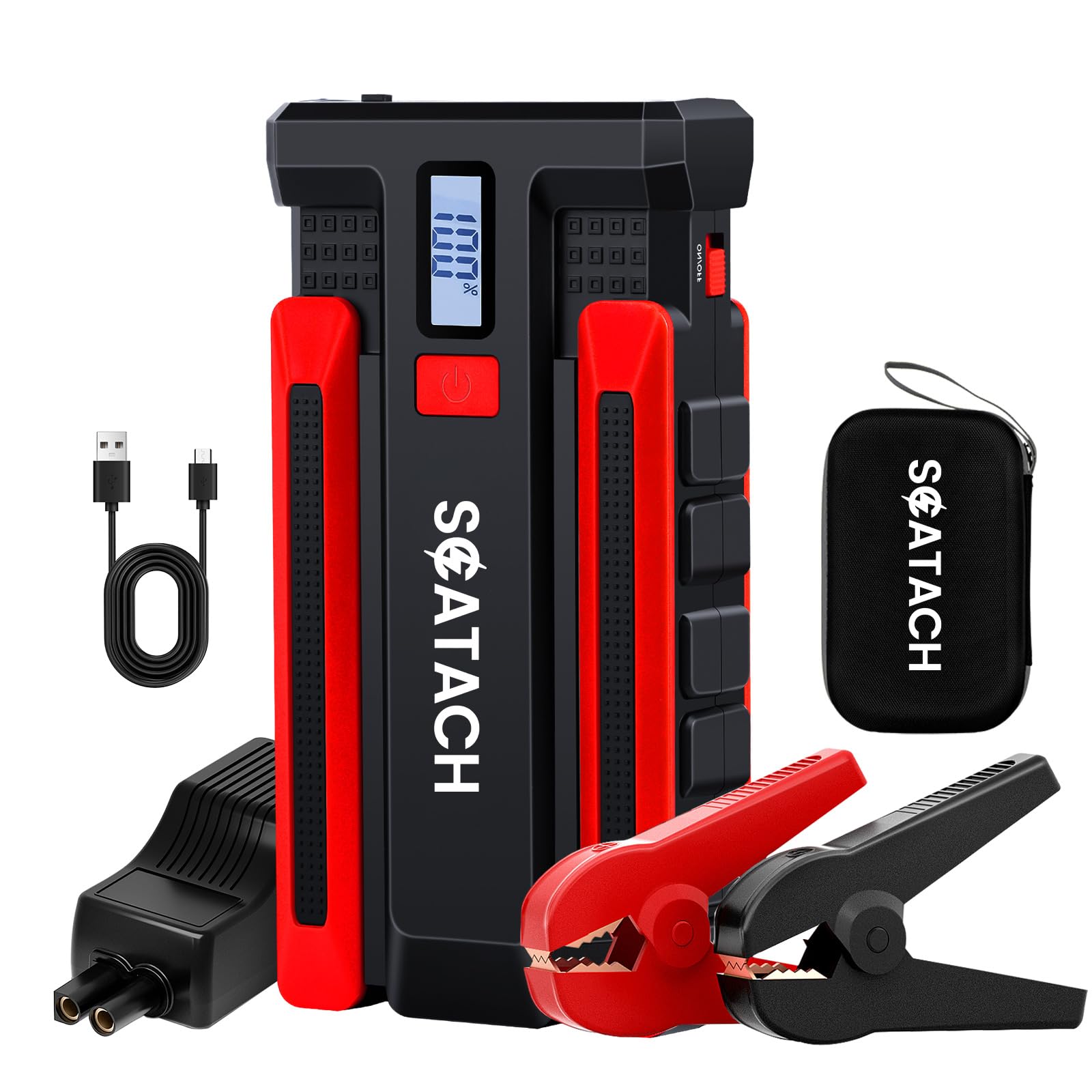 Snapklik.com : 4000A Jump Starter,12V Car Jumper Starter (up To 10.0L ...