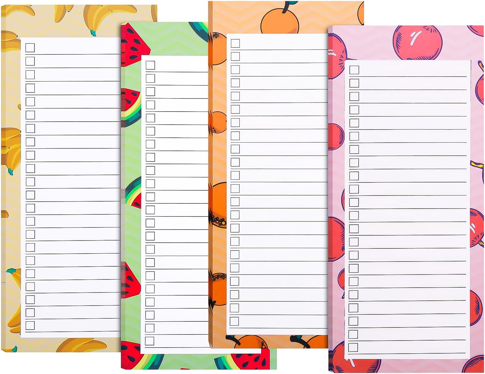 4 Notepads for Refrigerator Grocery List Pad for Fridge