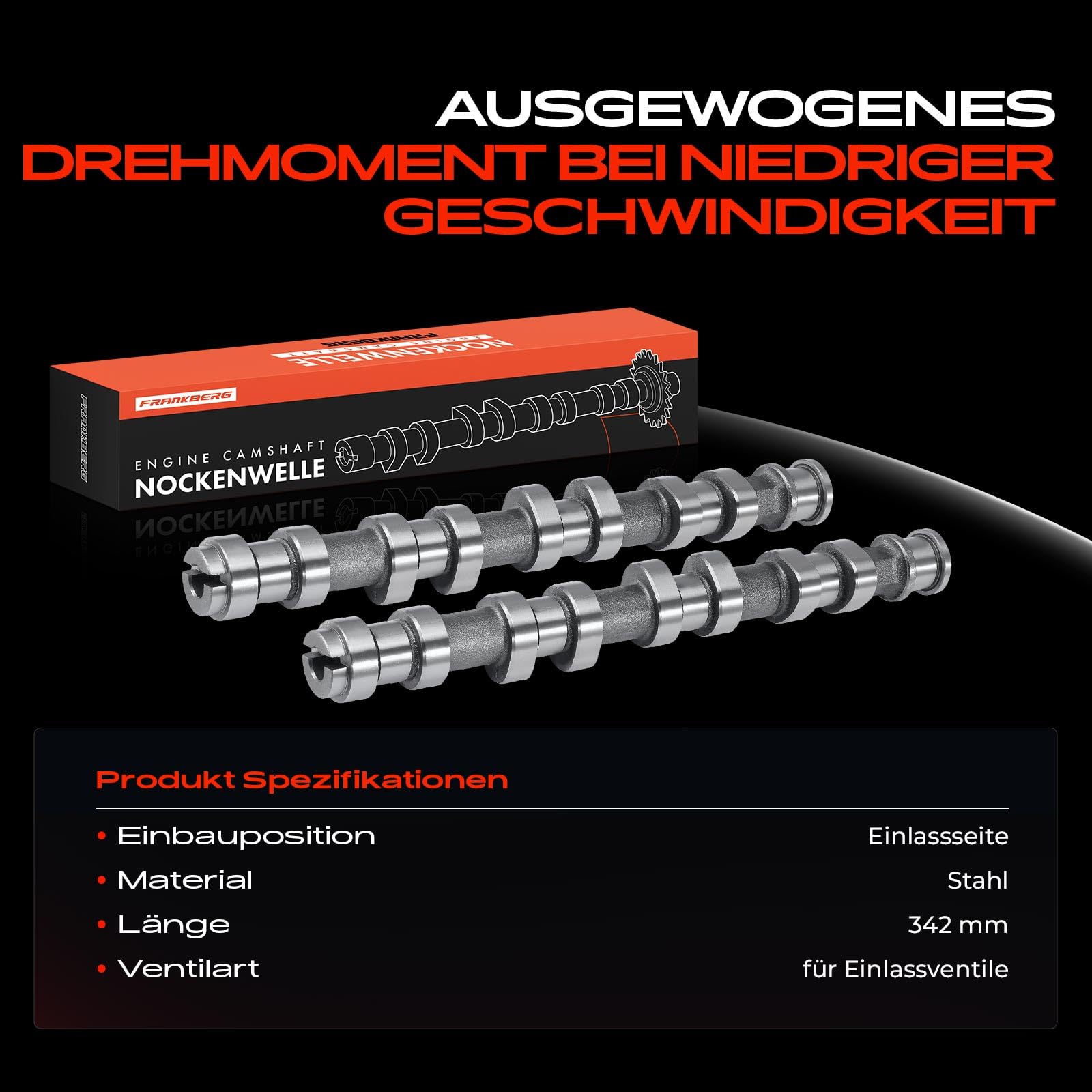 Frankberg 2x Nockenwelle Kompatibel mit Astra H Caravan L35 1.4L 2004-2010 Astra Klasseic Caravan A04 1.4L 2009-Heute Corsa B 73 78 79 1.2L 1998-2000 Wagon R Schrägheck 1.2L 2004-2005