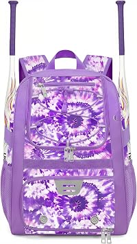 Youth Baseball Bag - Softball Bag for Girls & Boys with Shoes Compartment