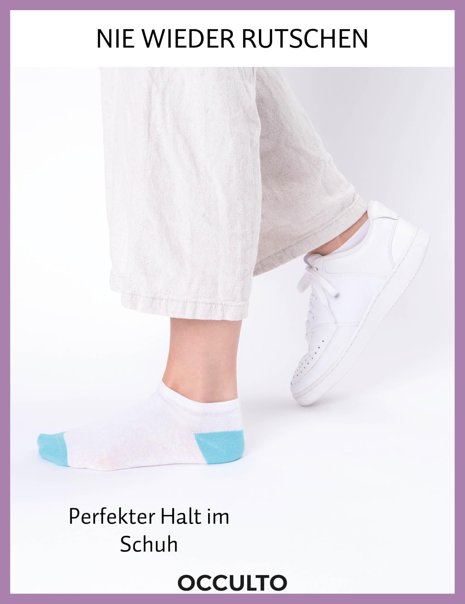 Occulto Damen Sneaker Socken 10er Pack (Modell: Maja)