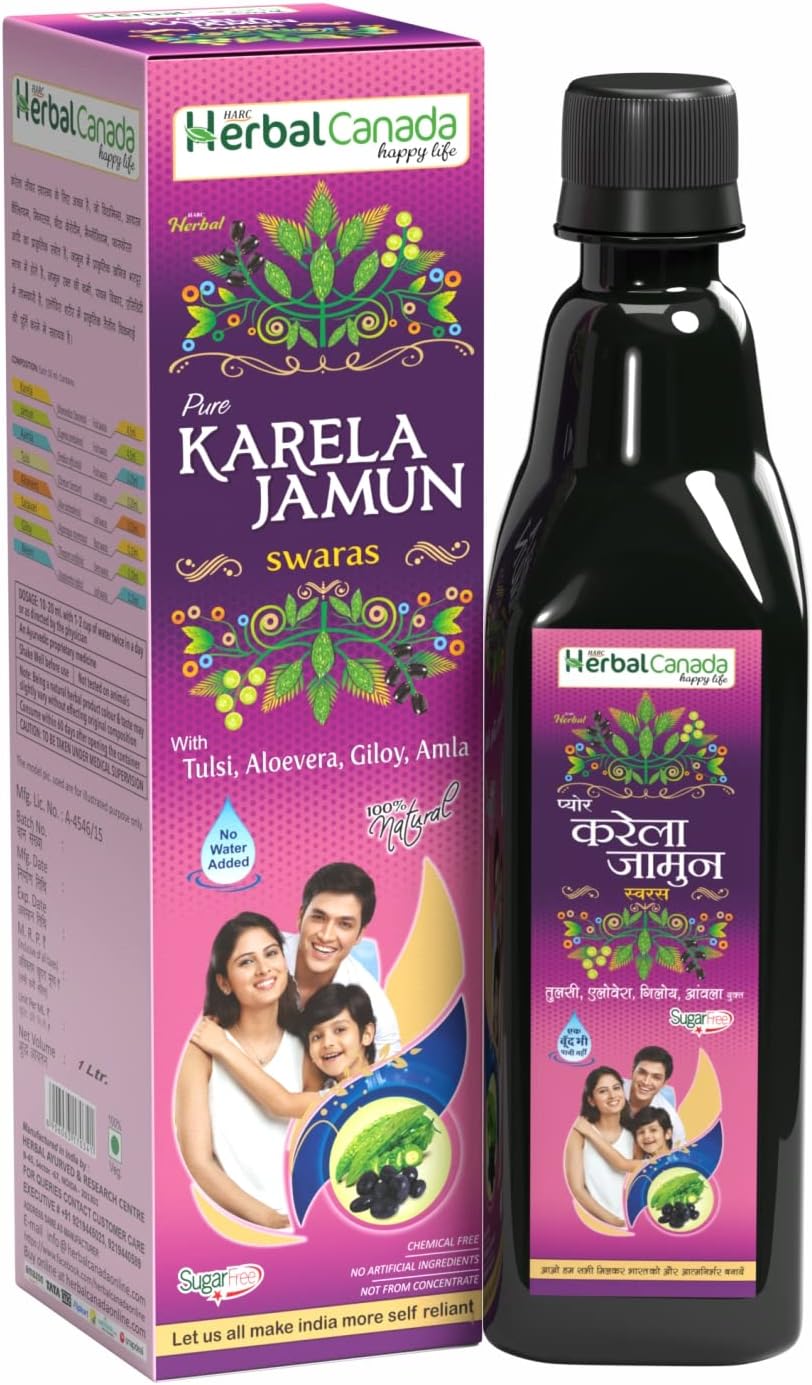 HARC HERBAL CANADA Ayurvedic Health Care (Karela Jamun 1L)