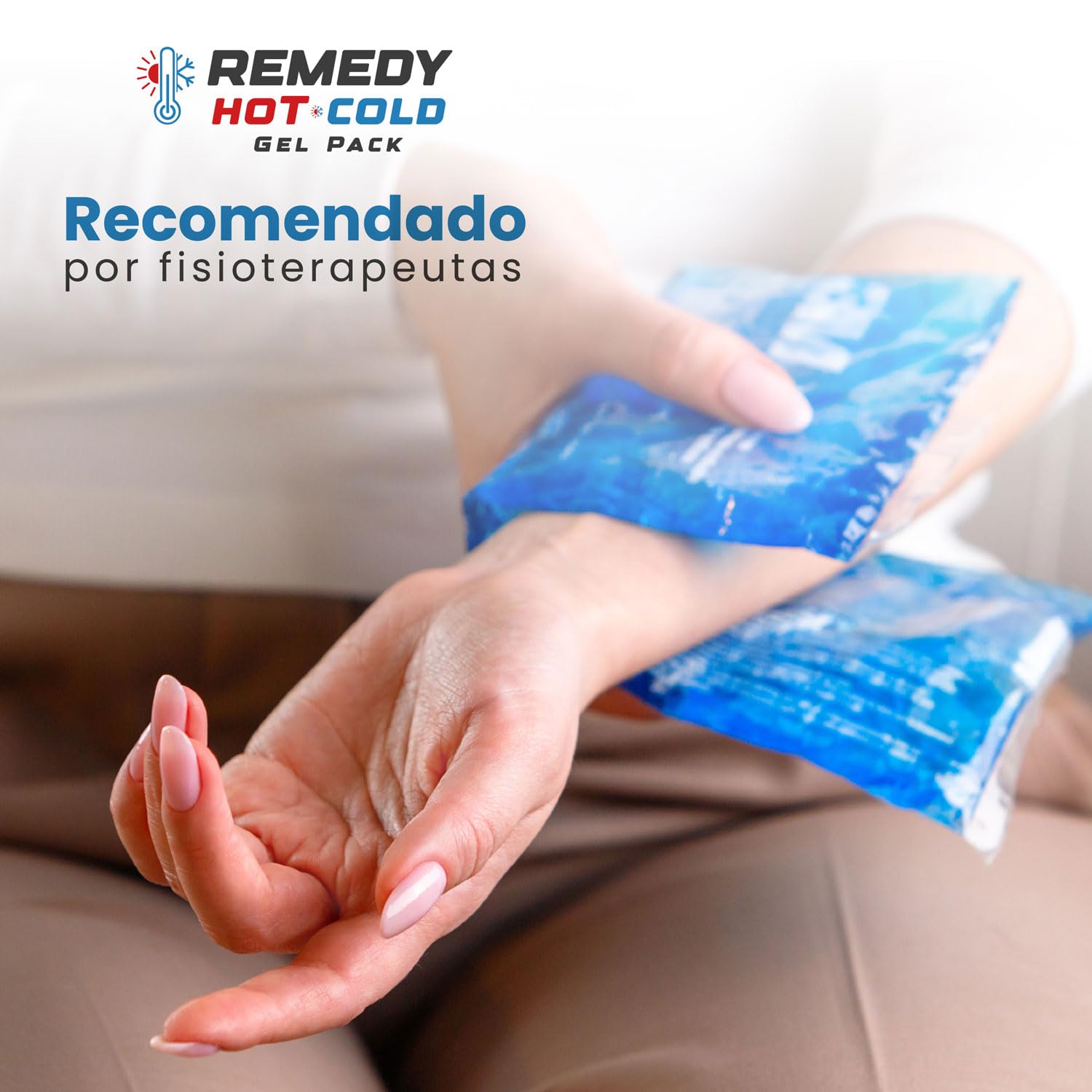 Boston Tech REMEDY Bolsa de Gel Frío y Calor con funda multiposición | Terapia frío-calor ideal para lesiones, recuperación muscular, fisioterapia y uso doméstico (Pack de 2)