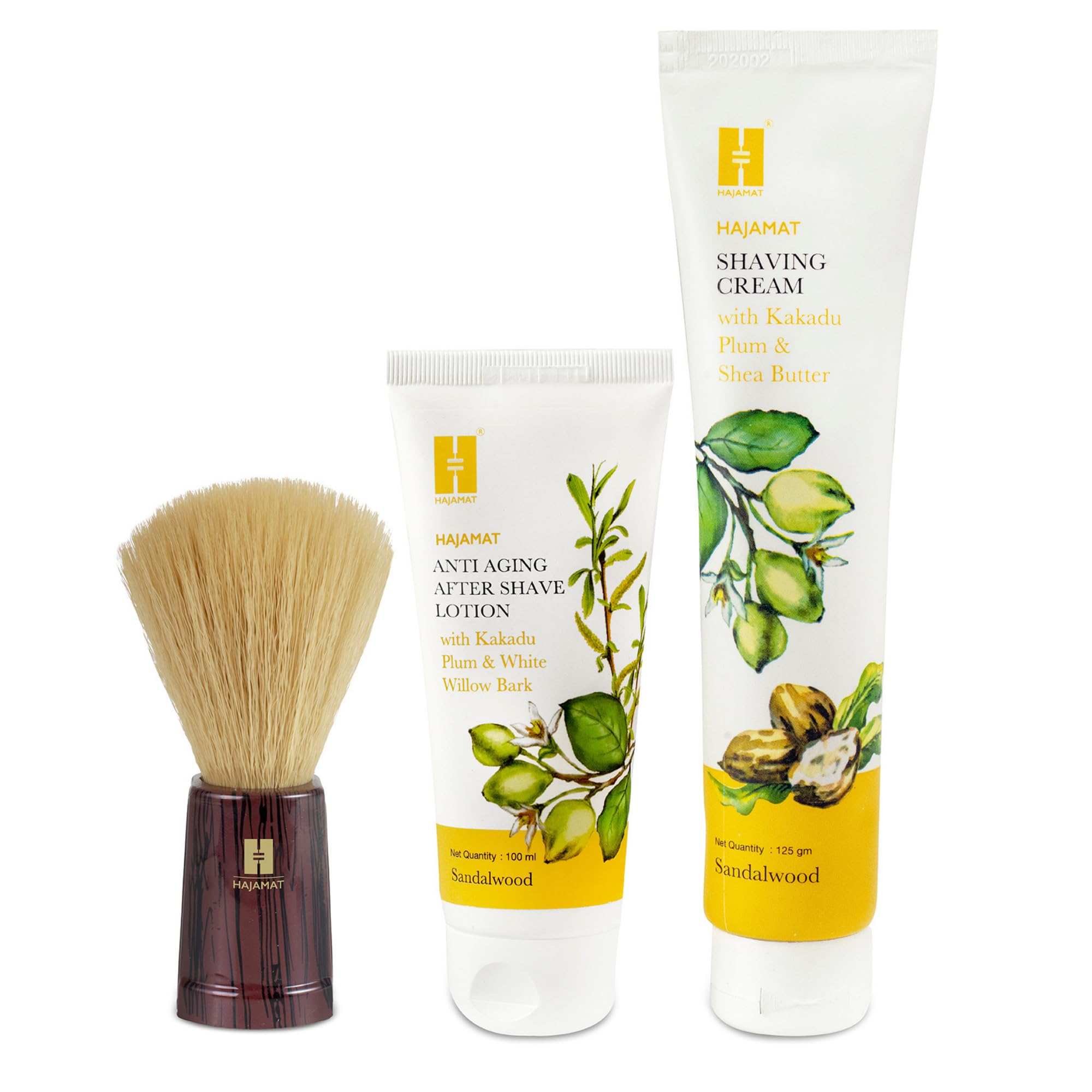 Hajamat Essential Shaving Kit for Men | Shaving Set for men Includes Shaving Cream, Plastic Shaving Brush and Aftershave Lotion | 3 in 1 Value Pack Combo | Mens Grooming Kit Gift Set (B0CJMMH2QH) Amazon Price History, Amazon Price Tracker
