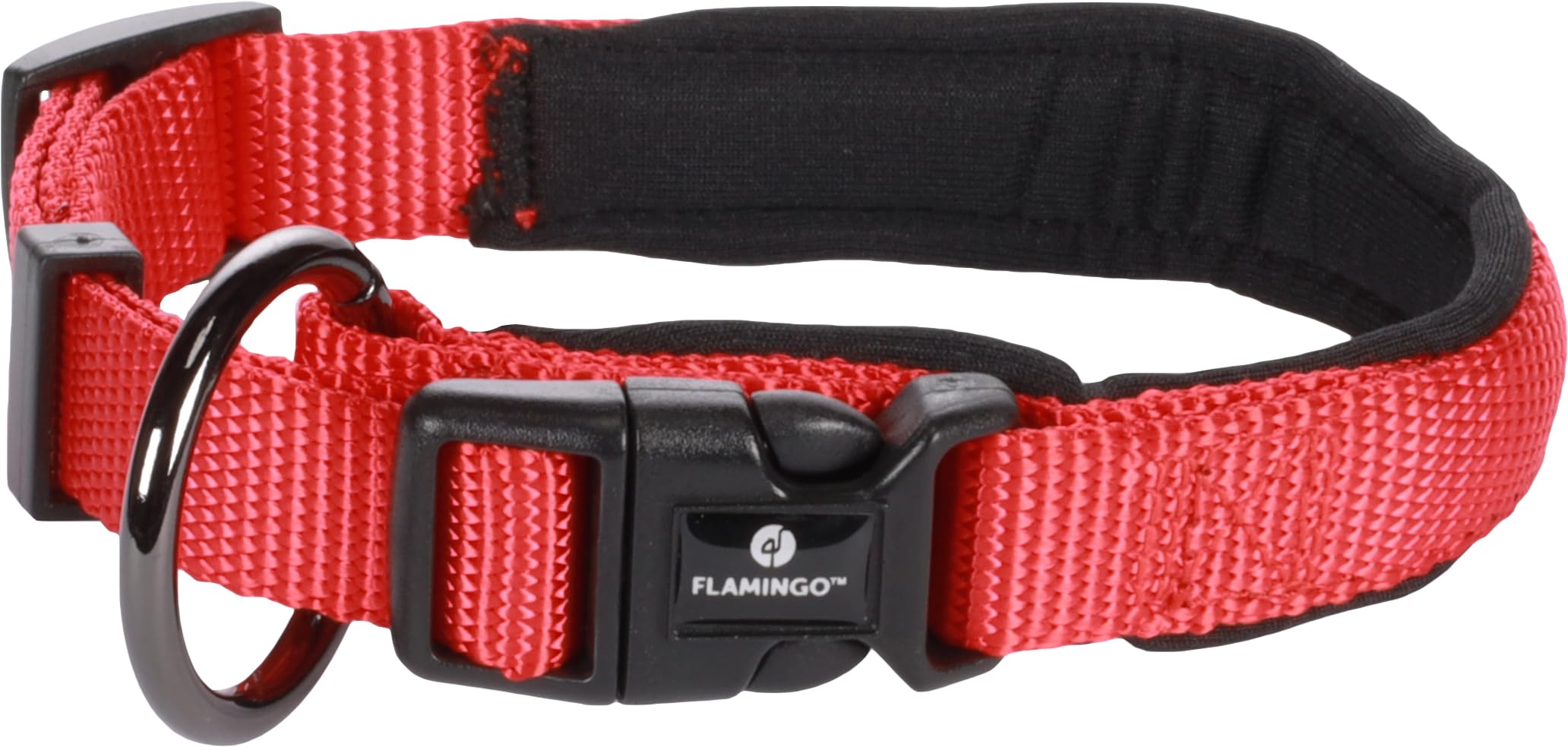 Flamingo Dog Collar Abbi Red XXS 30-35cm 15mm