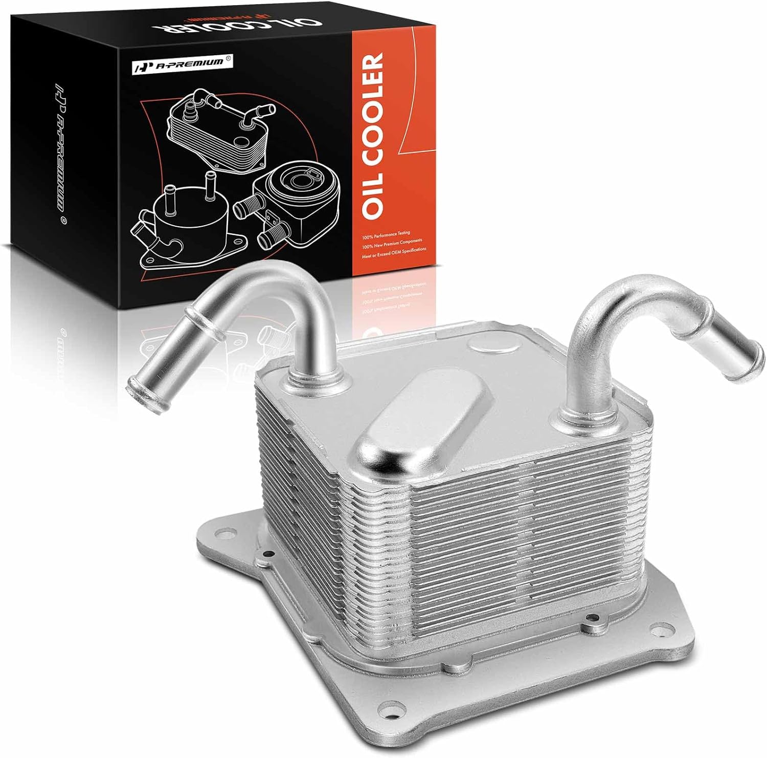 A-Premium Transmission Oil Cooler Compatible with Nissan Sentra 2013-2018 L4 1.6L 1.8L DOHC Turbocharged