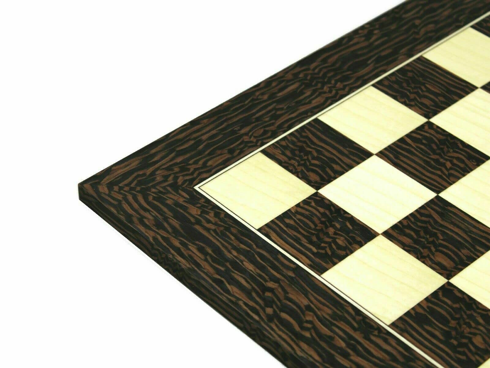 Set di scacchi in legno Tiger Ebony Board 20 pollici ponderato Ebanizzato Staunton Feroce Cavaliere Pezzi 3.75 pollici