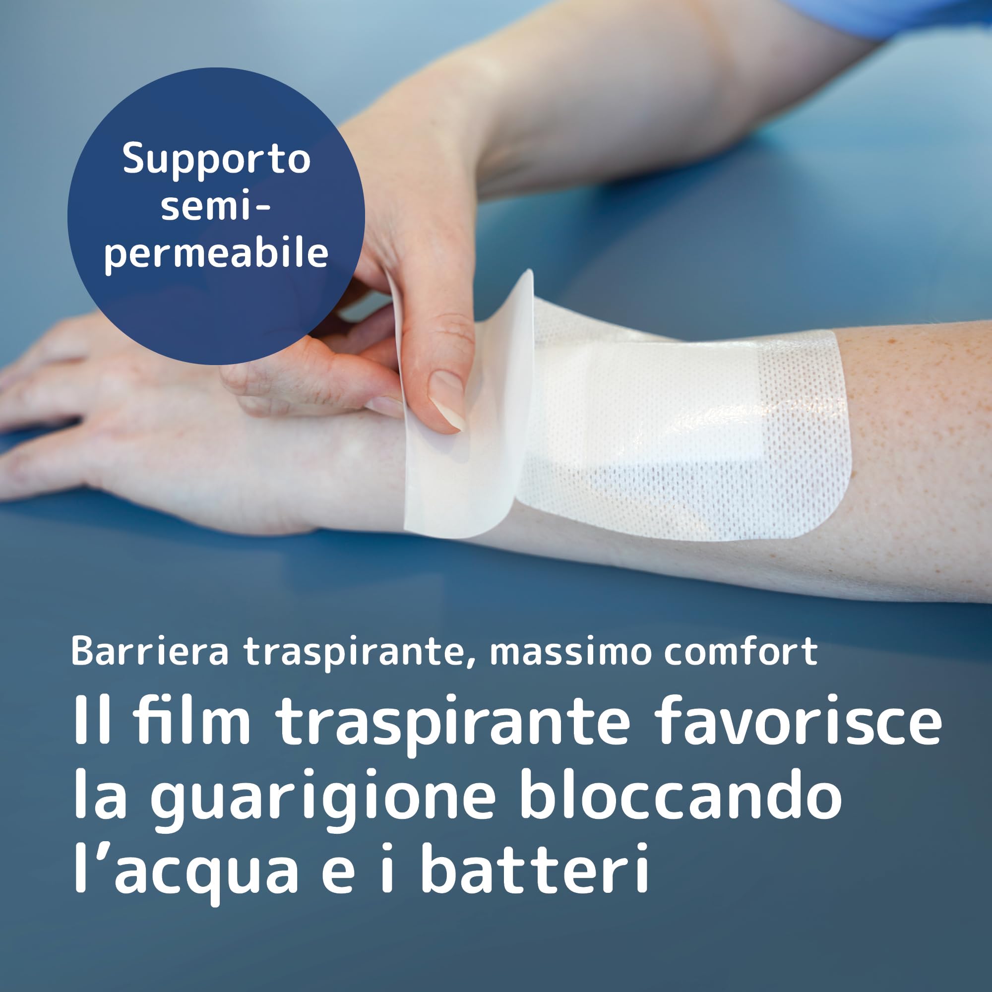 ABENA Medicazione sterile per ferite, 8x10 cm | Confezione da 70 pezzi | Adatte per tagli e ferite |Impermeabile | Prova di liquido | Assorbente | Bianca | Adatto per pelli sensibili