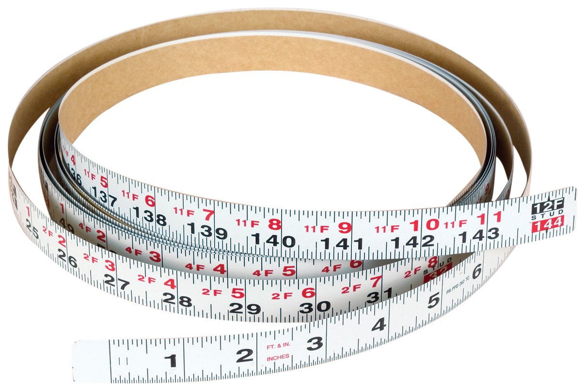 Biesemeyer 79-065 12 foot Right 3/4-Inch English Adhesive-Backed Measuring Tape