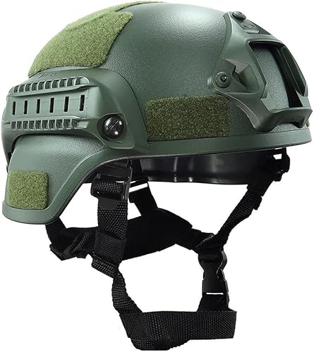 Miniatura 7 de ATAIRSOFT Casco táctico Airsoft Paintball MICH 2000 con riel lateral y soporte NVG
