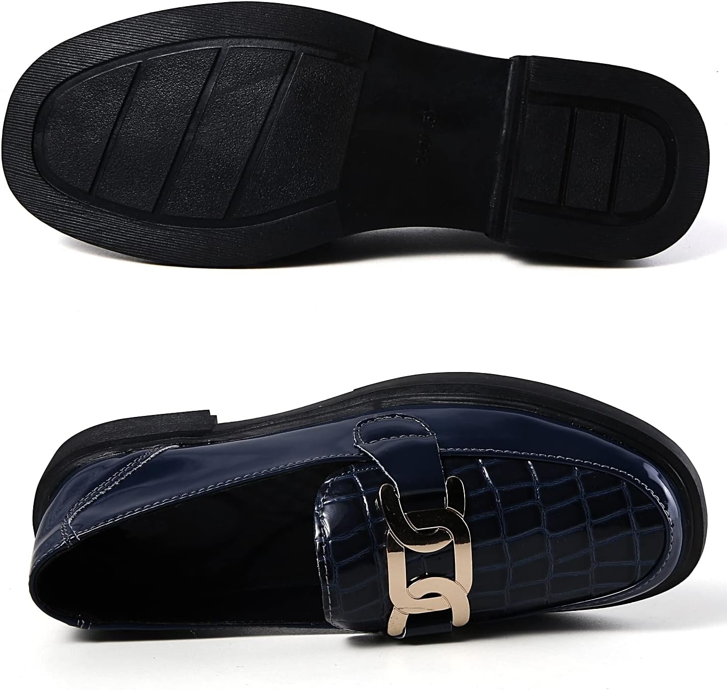 VOCNTVY Loafers for Women Slip On Comfort Business Work Shoes - Image 2