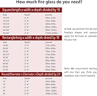 Vista 7 de GasSaf Cuentas de cristal de 3/4 pulgadas para chimenea de gas, sustituye a los troncos de gas existentes y rocas de lava (10 libras) (brillo ámbar)