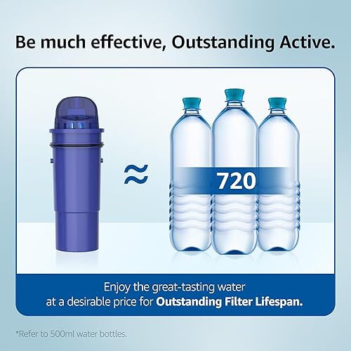 Miniatura 4 de Overbest Reemplazo para jarras y dispensadores de filtro de agua Pur, Pur Plus, CRF950Z, PPF951K, filtro de agua PPF900Z, filtro de agua certificado