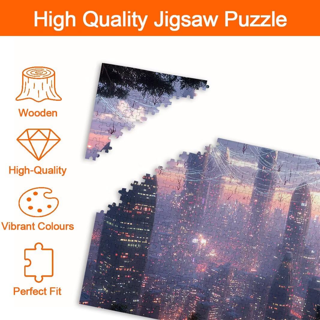 Puzzle Città, Puzzle 2000 Pezzi Adulti per Decor, Regalo Donna/Uomo -8692