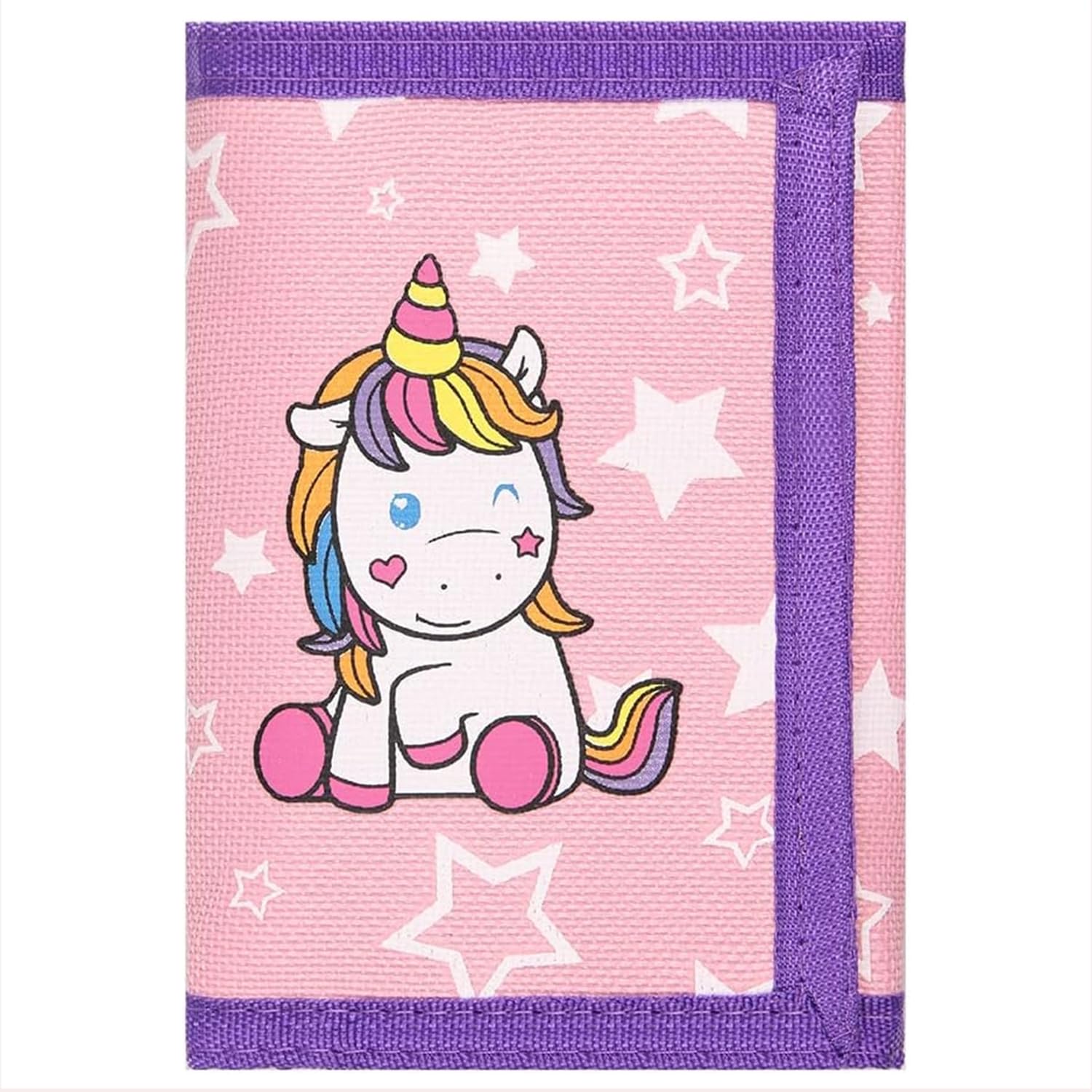 Kids Wallet: Unicorn Zipper Wallet for Girls &amp; Teens - Magic Sticker, Novelty Coin Pocket