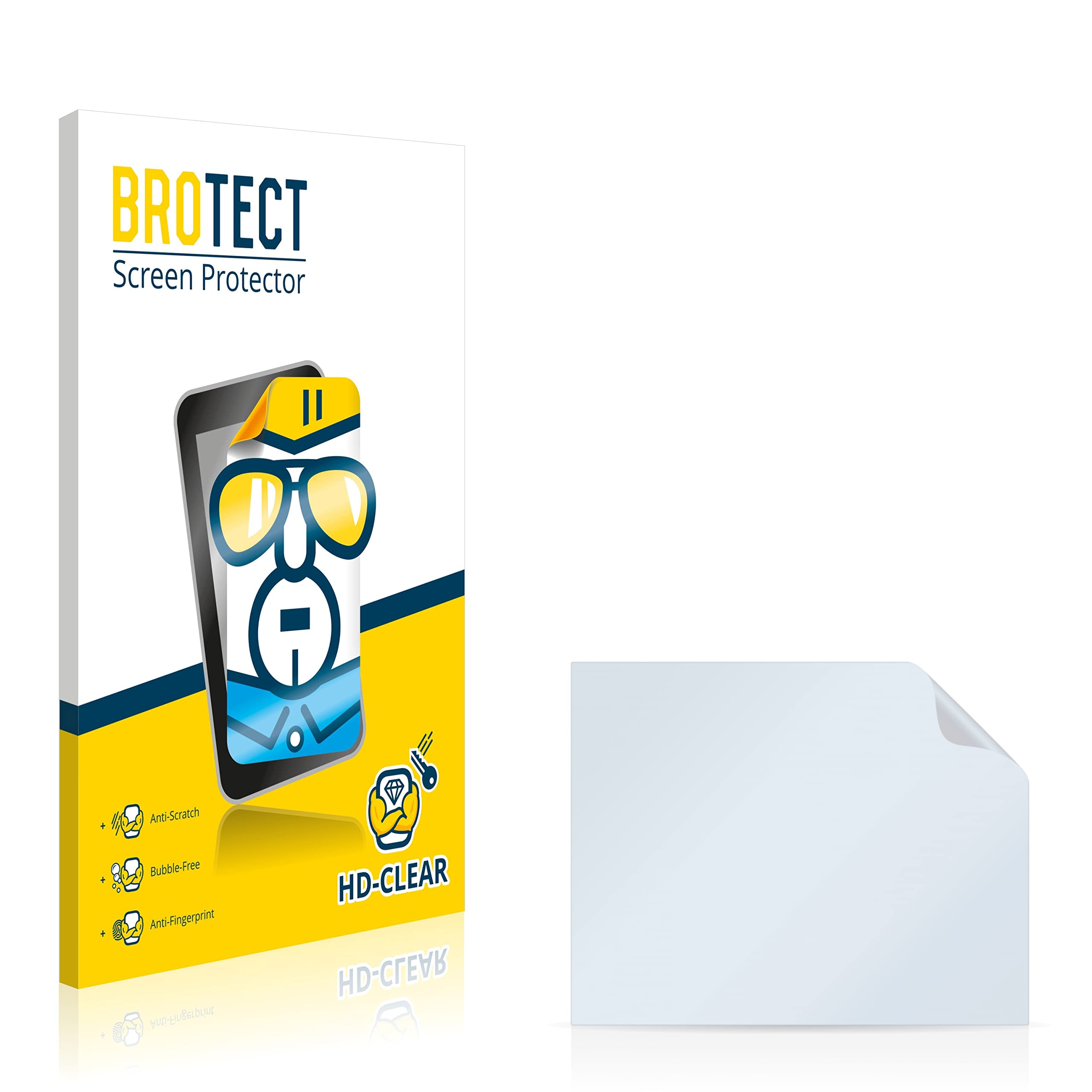 Brotect Pellicola Protettiva Trasparente Anti-Impronta Per Schermi 17,3'' 16:9 383x215 Mm - Made In Germany