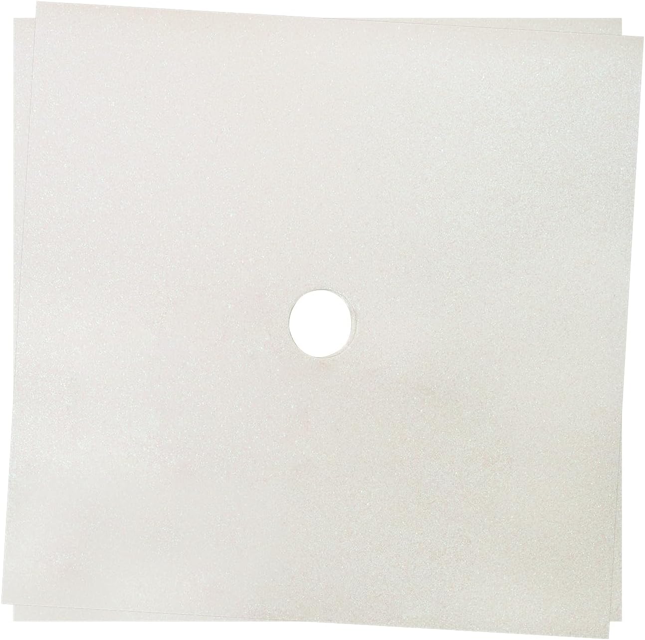 Graduation Cap Paper 2Pcs Self-Adhesive Glitter Construction Paper Topper for Grad Cap Decorations Crafts DIY (White)