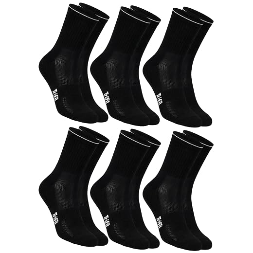 Kit 6 Pares Meia Corrida Poliamida Trifil Cano Médio Academia Esportiva Original
