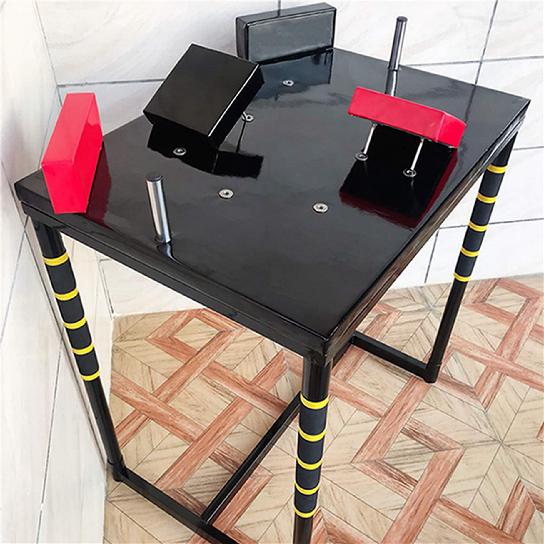 Tafel Gemonteerde Kracht Trainer Arm Worstelen Katrol Trainingssysteem Pols Oefenaar Kabelmachine Voor Thuis Gym Training Zwart
