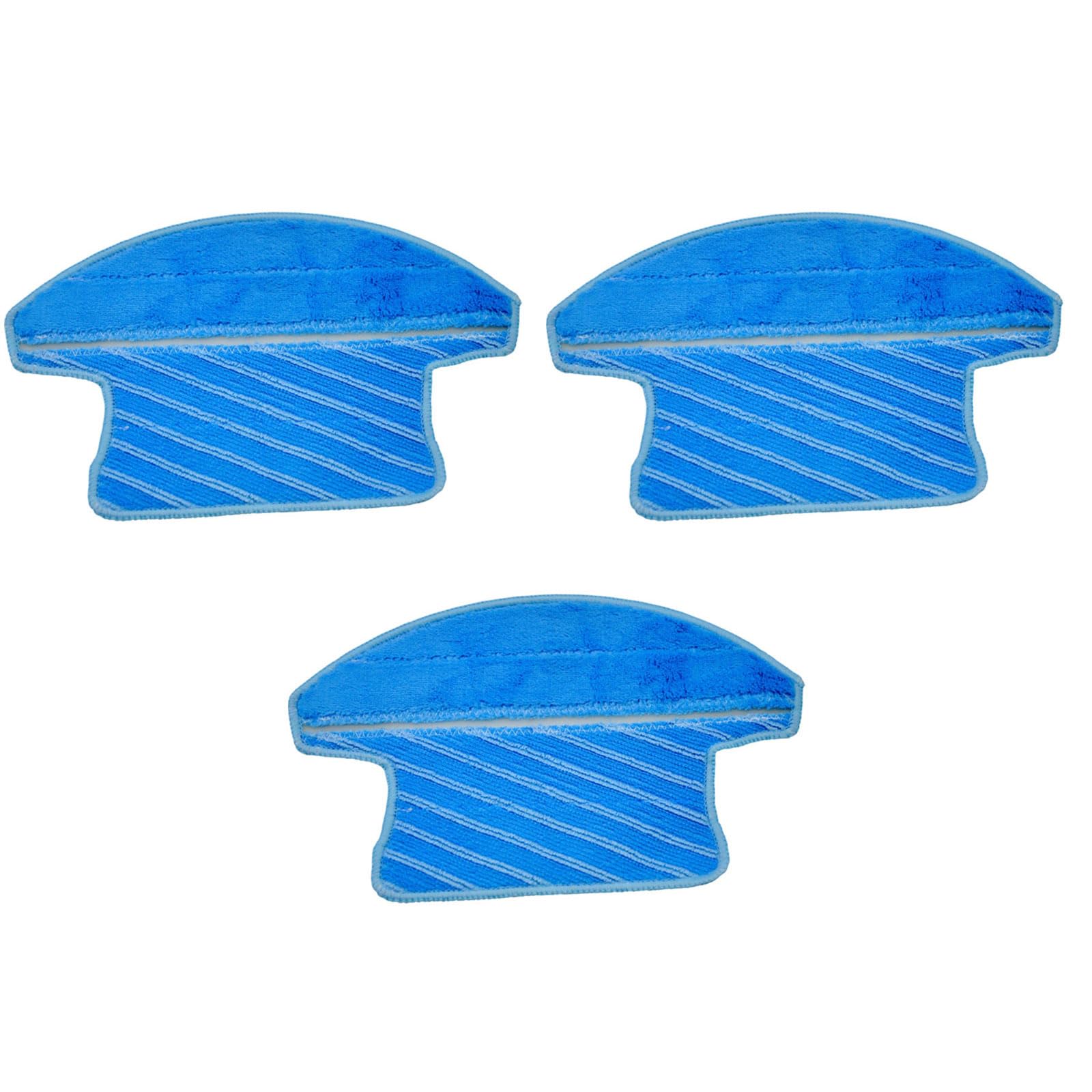 TFAOYS Of 3 Cotton Cleaning Pads for Robotic Mop for Many Models Soft Absorbent Mopping Cotton Fabrics