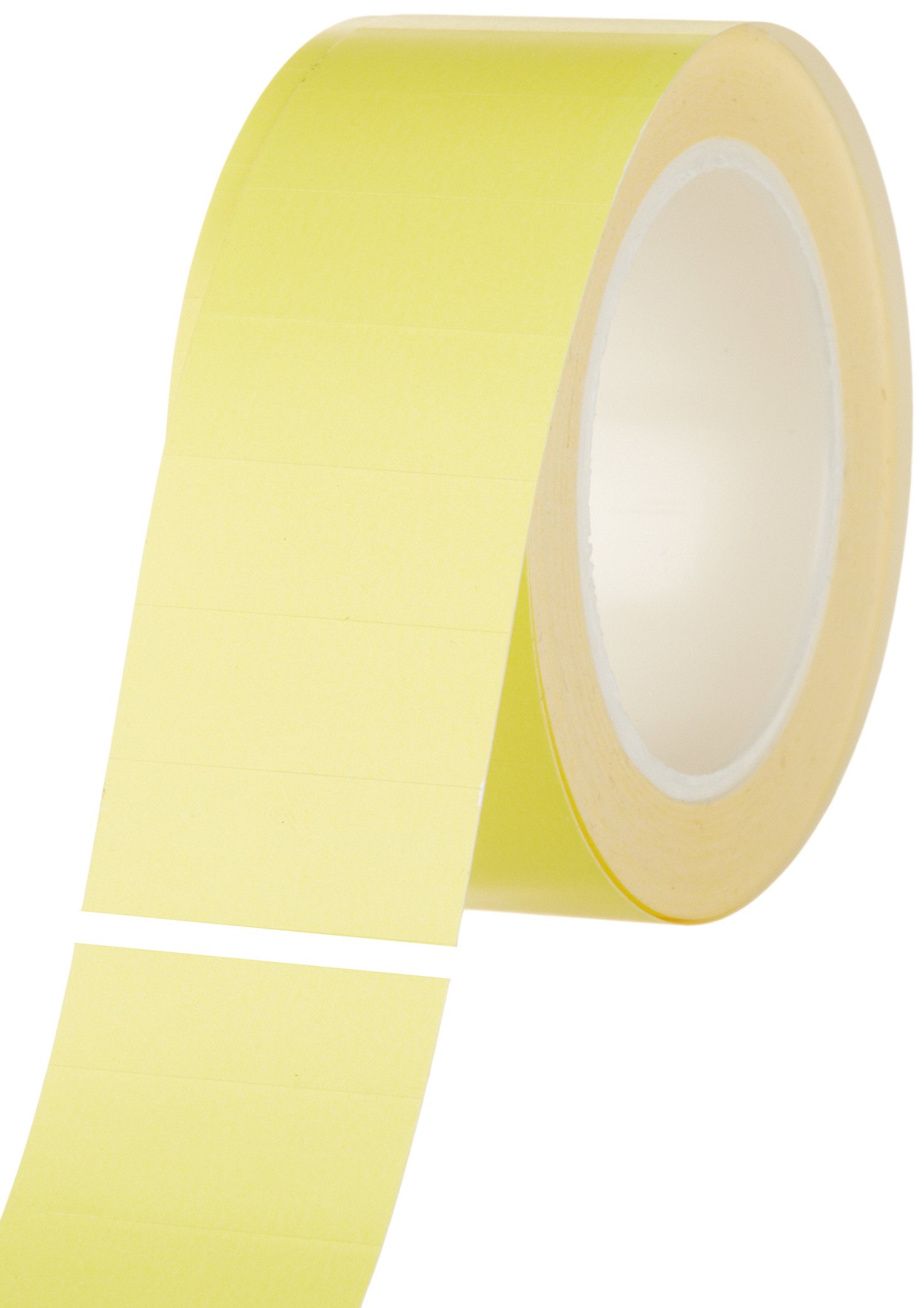 DIVERSIFIED BIOTECHTTLY-1000 Tough-Tags Label, Use with 1.5ml Tube, 0.50" Width x 1.28" Length, Yellow (Roll of 1000)