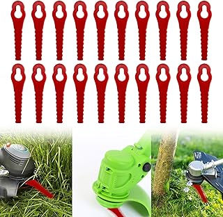 Ellxen 20pcs Strimmer Blades Plastic,Strimmer...,