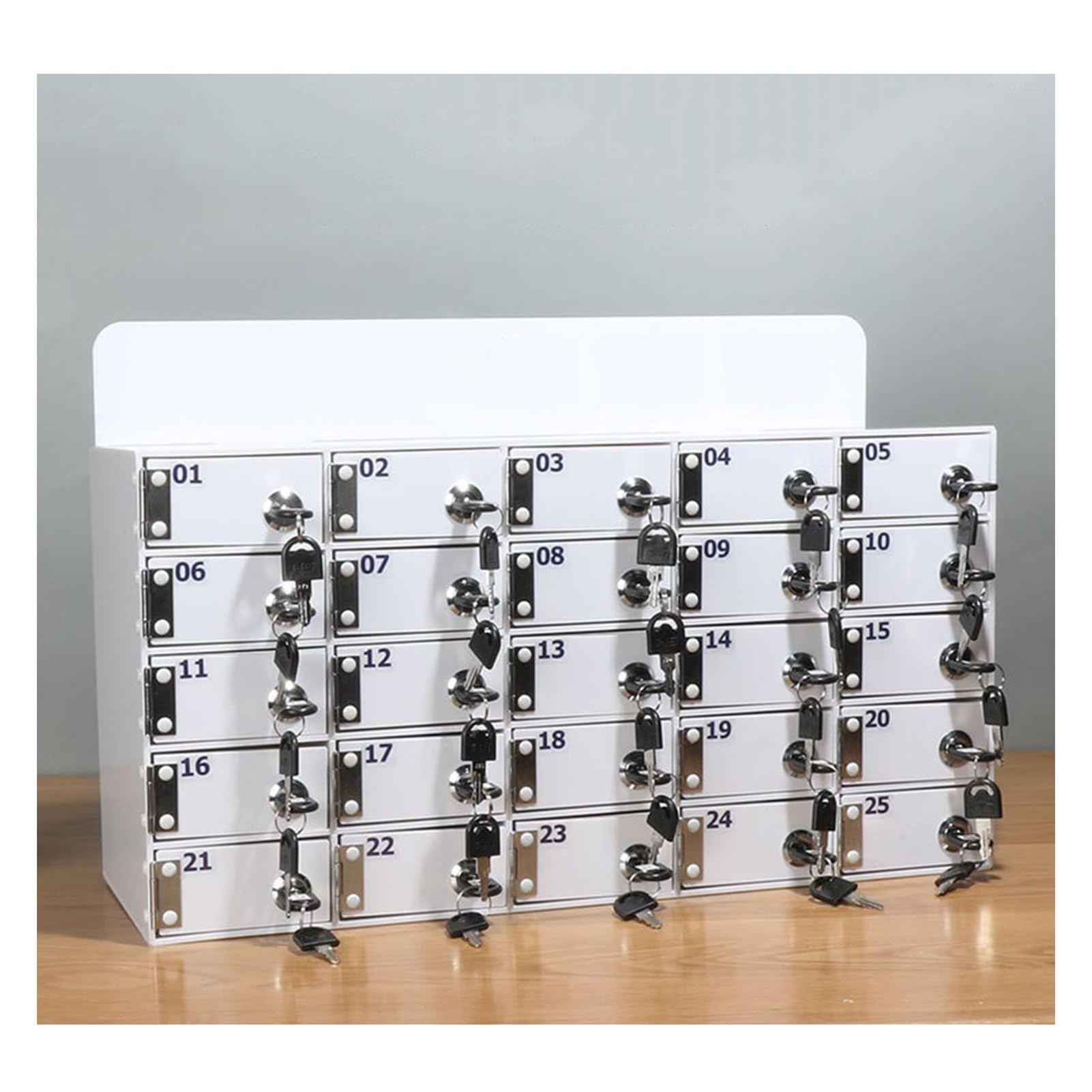 Contenitore Porta cellulari in Lega di Alluminio con Ruote, 48/60/72 Scomparti, armadietto per cellulari Ideale per l'organizzazione in scuole e uffici.