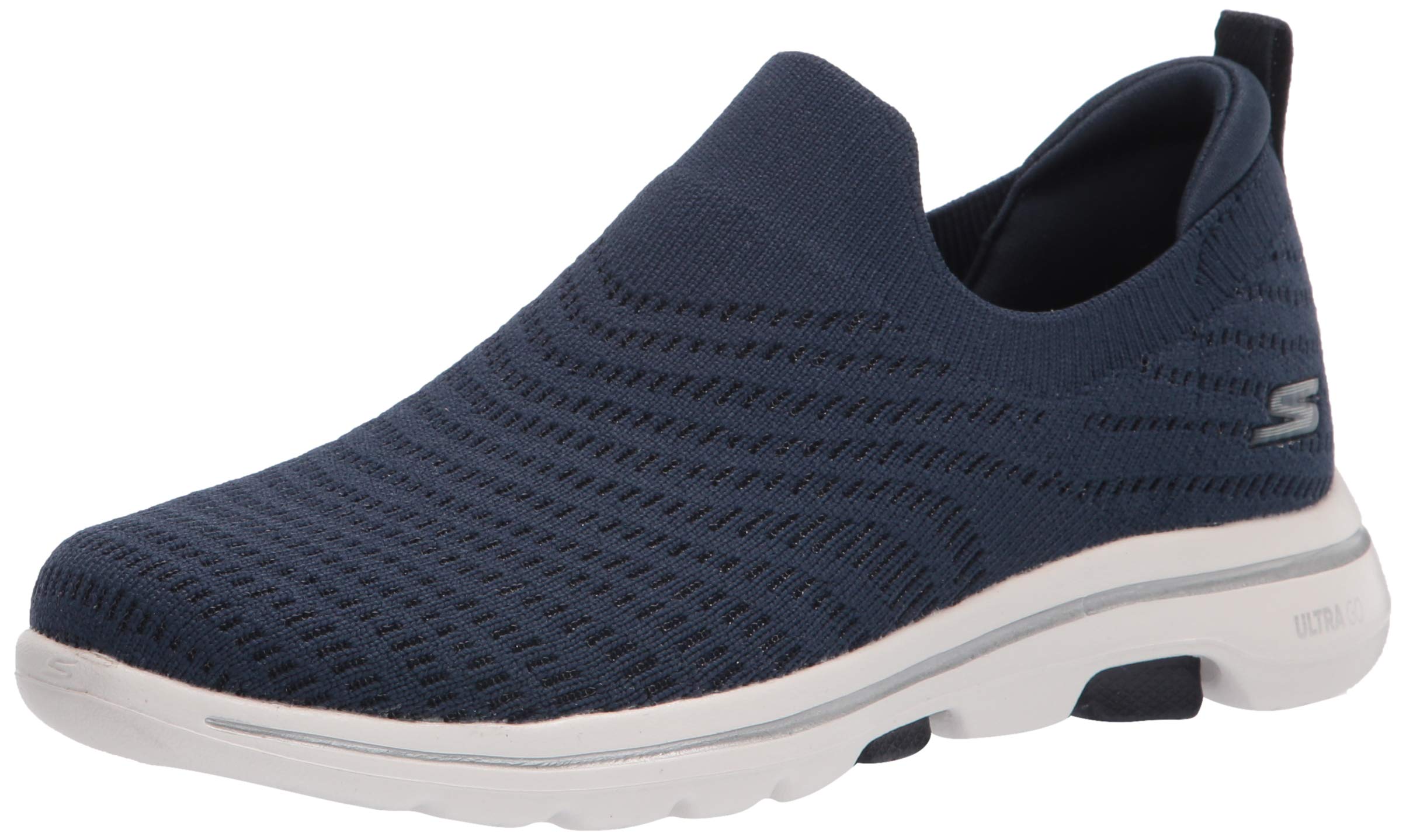 Skechers womens Go Walk 5 - Coastal View Sneaker, Navy/White, 10 US (B08GH3V5RS) Amazon Price History, Amazon Price Tracker