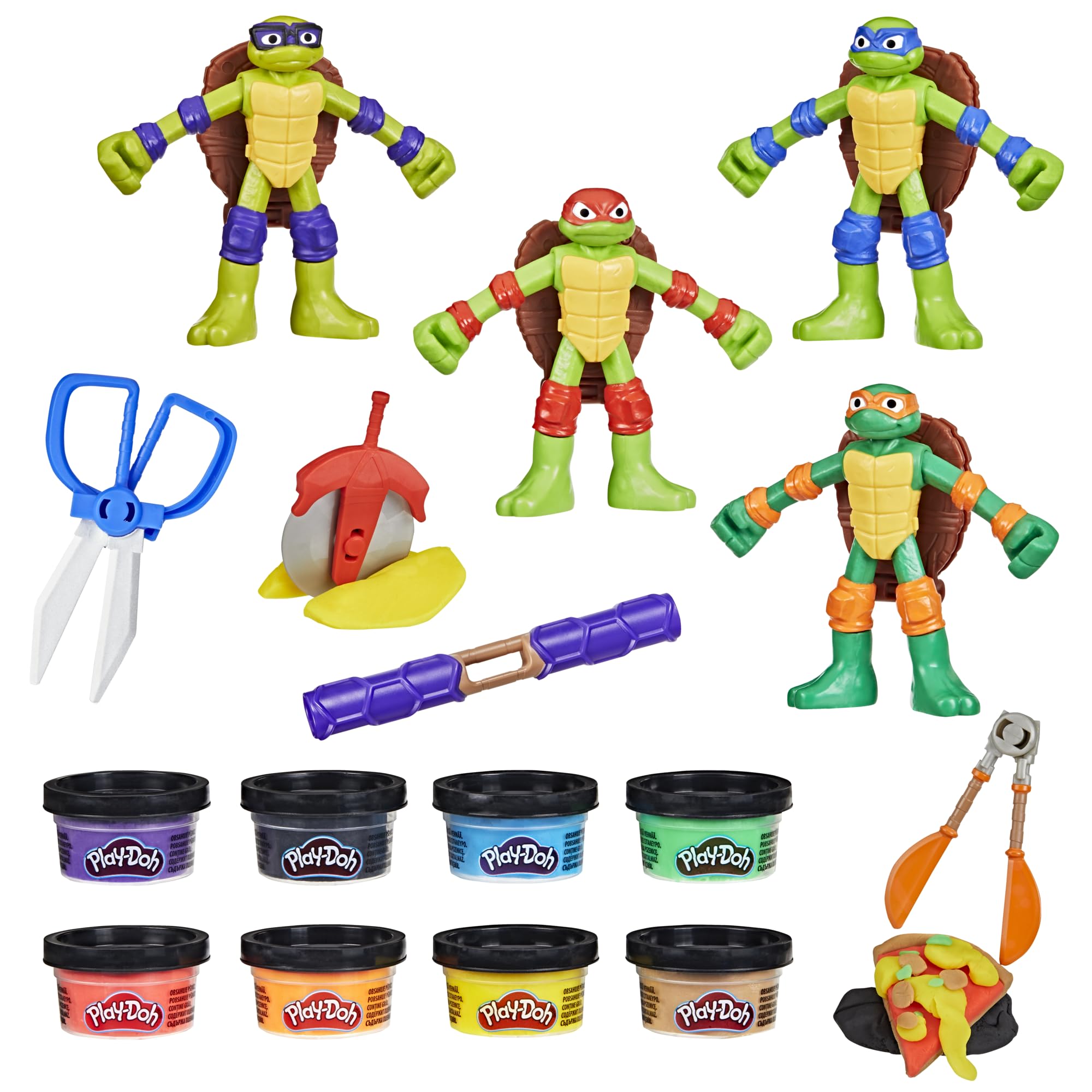 Juego Play-Doh TMNT Creaciones