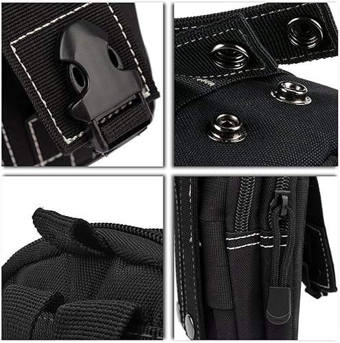 Miniatura 4 de FiveloveTwo Small Multi-Purpose Poly Tool Holder EDC Pouch Waist Bag Military Nylon Utility Tactical Molle Pack Camping Hiking Pouch