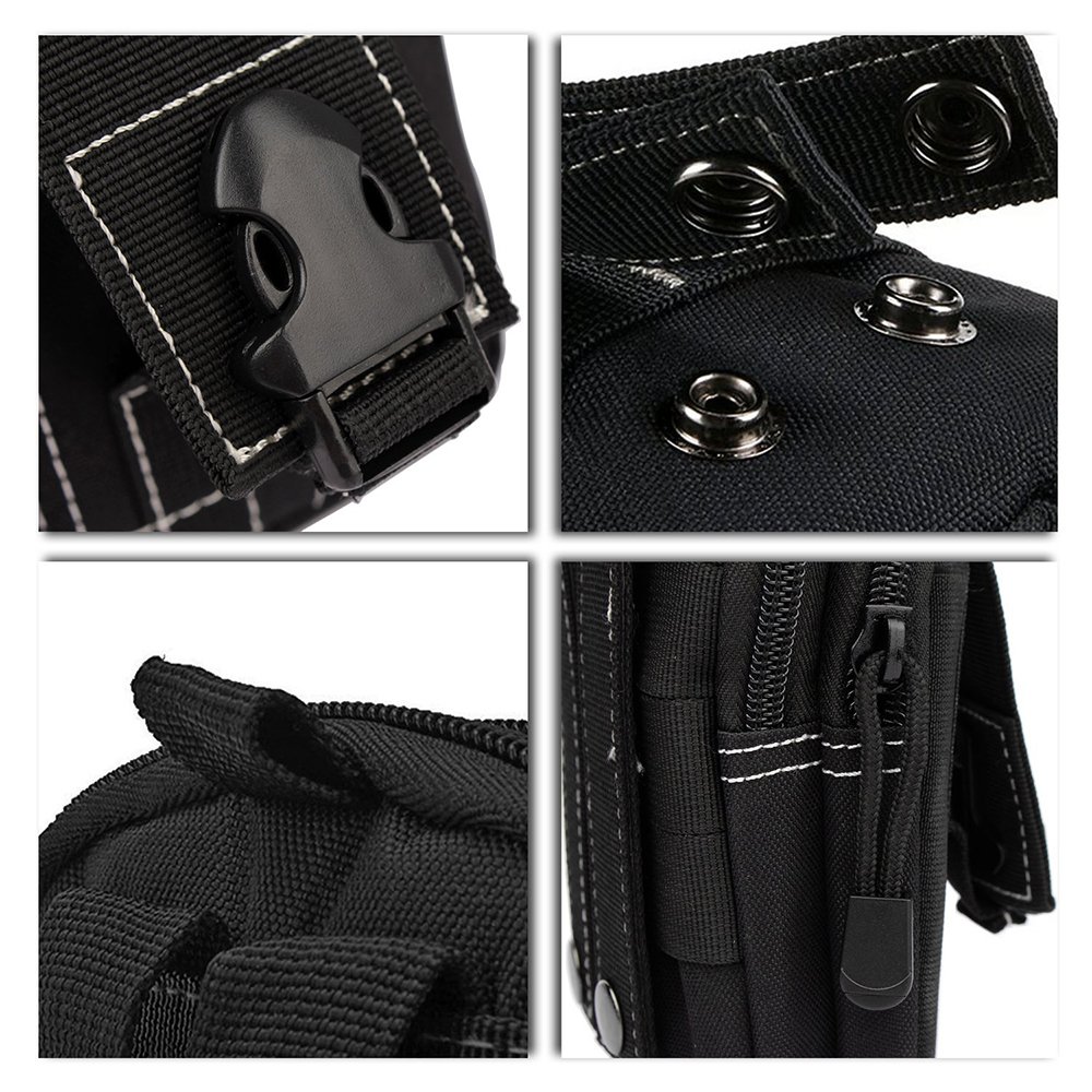 MUCHER Confezione da 3 Borsello Tattico Marsupio Militare Borsello da Cintura Tattica Borsa Tattica Molle Marsupio Tattico Uomo Tasca Utility con 3 Moschettoni e Portachiavi per Campeggio Bici Caccia MUCHER Confezione da 3 Borsello Tattico Marsupio Militare Borsello da Cintura Tattica Borsa Tattica Molle Marsupio Tattico Uomo Tasca Utility con 3 Moschettoni e Portachiavi per Campeggio Bici Caccia