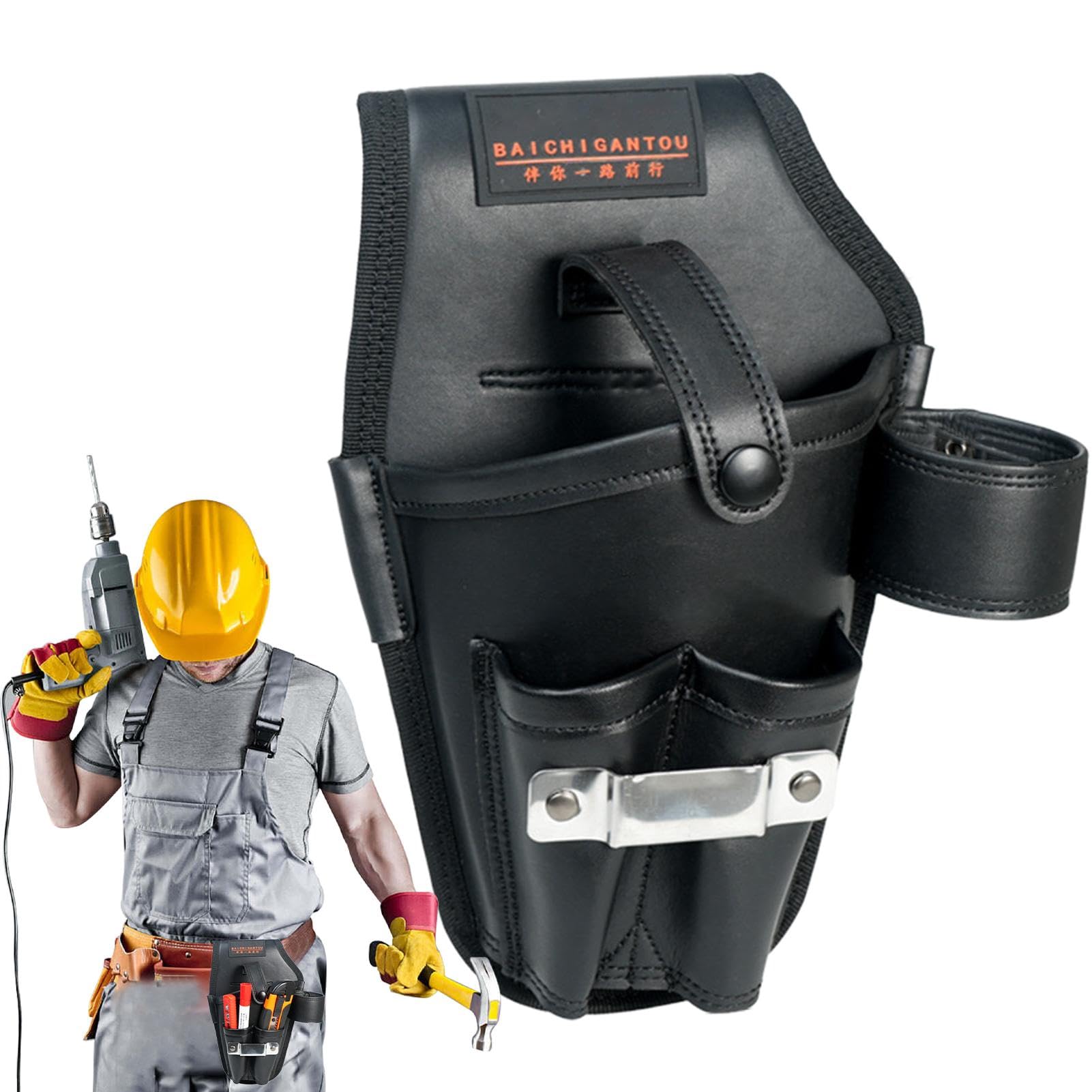 Pochette utilitaire de taille et kit de transport d'outils compact