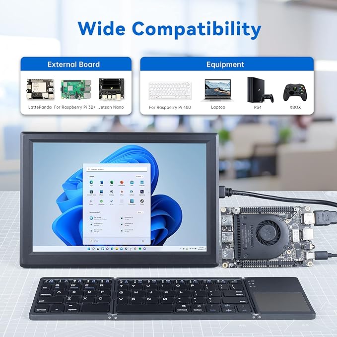 Monitor Portátil 10.1 Pulgadas Resolución 1280x800 IPS miniatura 3