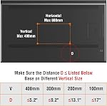 ELIVED Table universelle TV Pour la plupart 27 à 55 de pouce LCD LED Téléviseurs à écran plat plasma, TV Pied réglable en hauteur de base 88 C'est vrai. VESA jusqu'à 800x400mm, YD1014