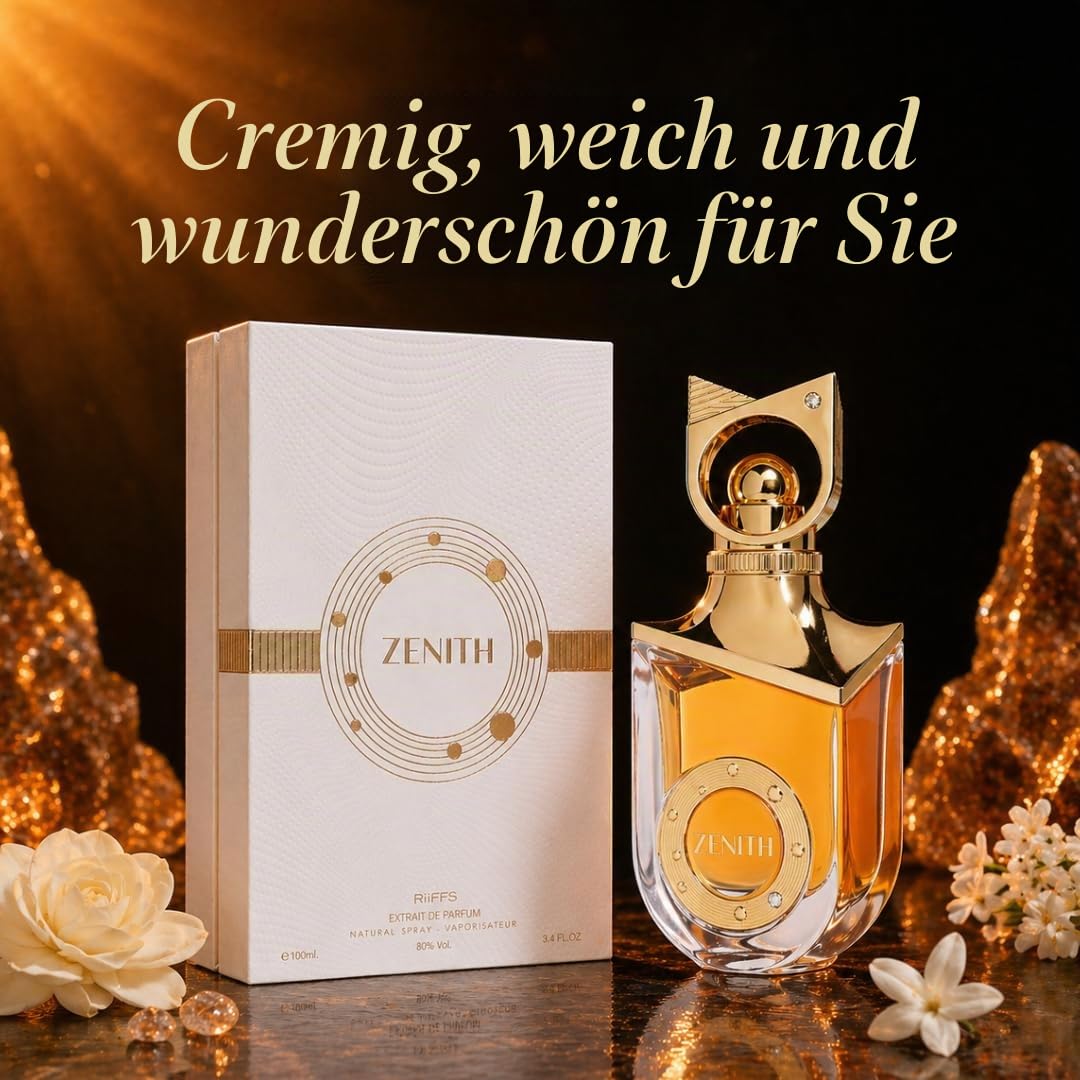 RiiFFS PARFUMS Zenith Extrait de Parfums – Luxuriöser Duft für Damen & Herren, langanhaltender Duft, Premium-Parfümöl, ideal für besondere Anlässe, Unisex