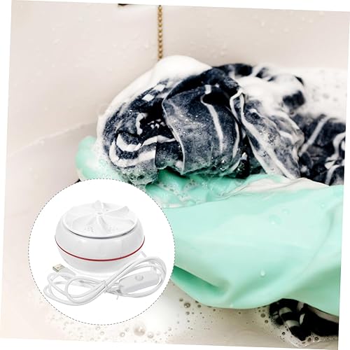 Miniatura 4 de jojofuny Mini lavadora de viaje de 30 W, lavadora USB portátil para dormitorio, ropa compacta, alta torsión, limpieza profunda eficiente para ropa