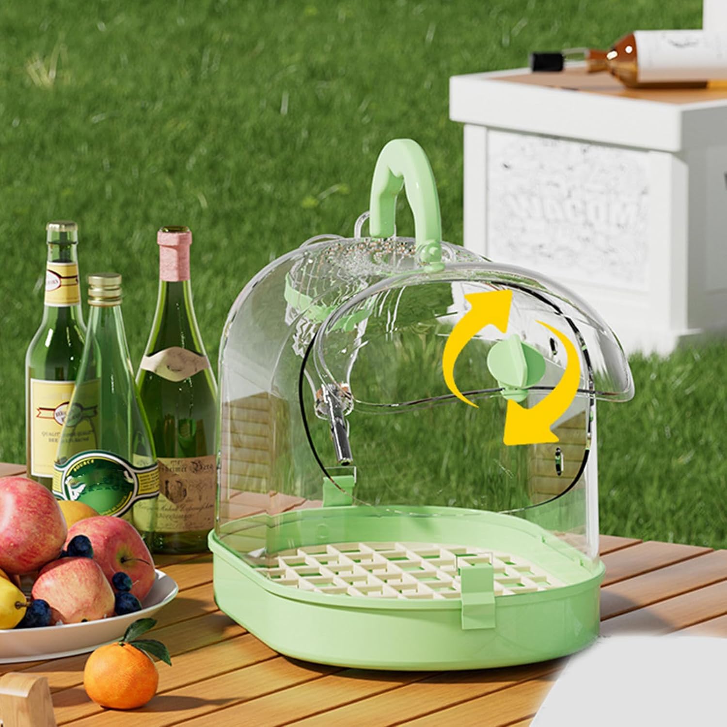 Ventilated Carry Case Cage for Travel Home with Comfort and Security Bird Outing Carriers Travel