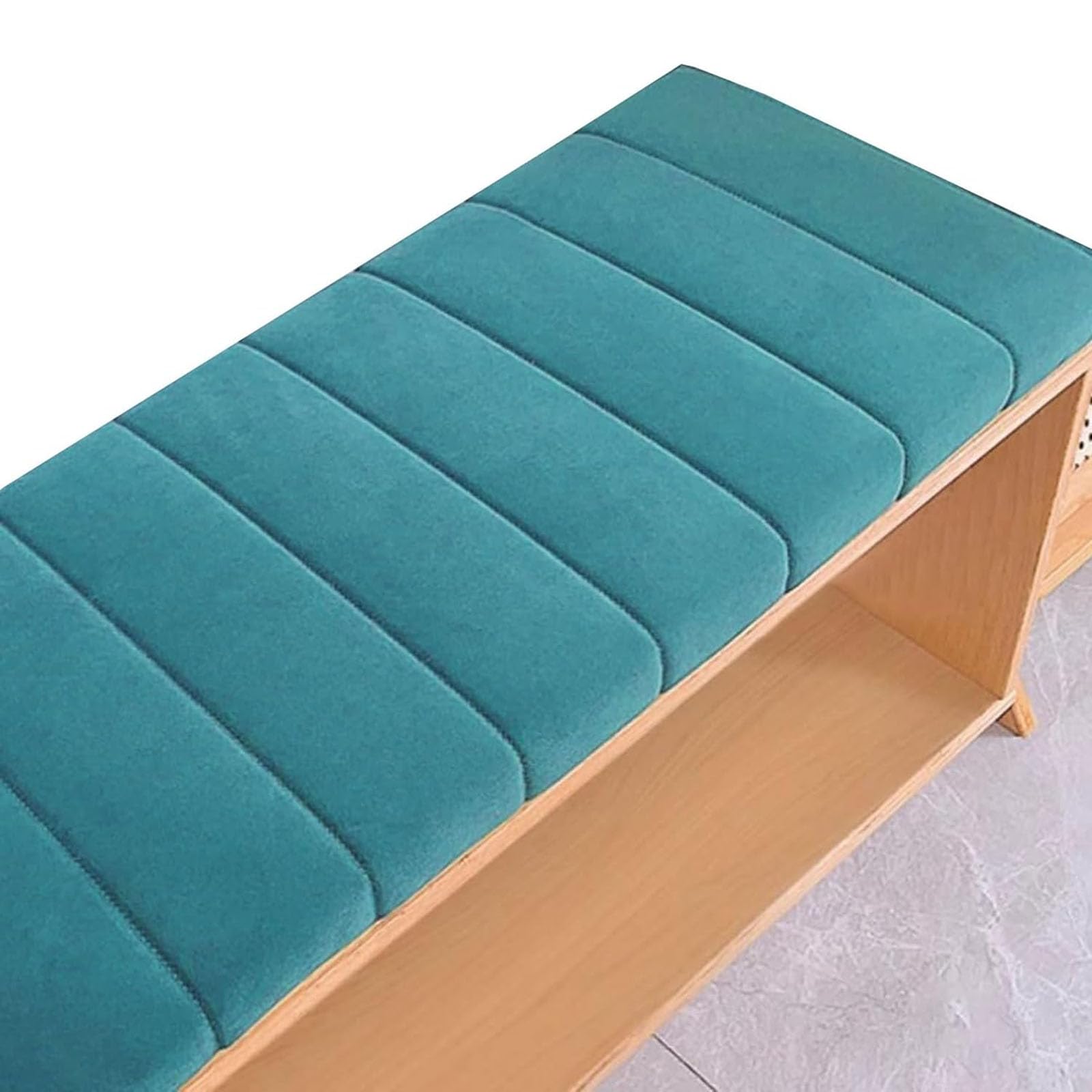 Cuscino per panca da giardino, 150 x 35 cm, colore blu, per panca da giardino, panca da cucina, divano e tavolo, perfetto per casa e patio