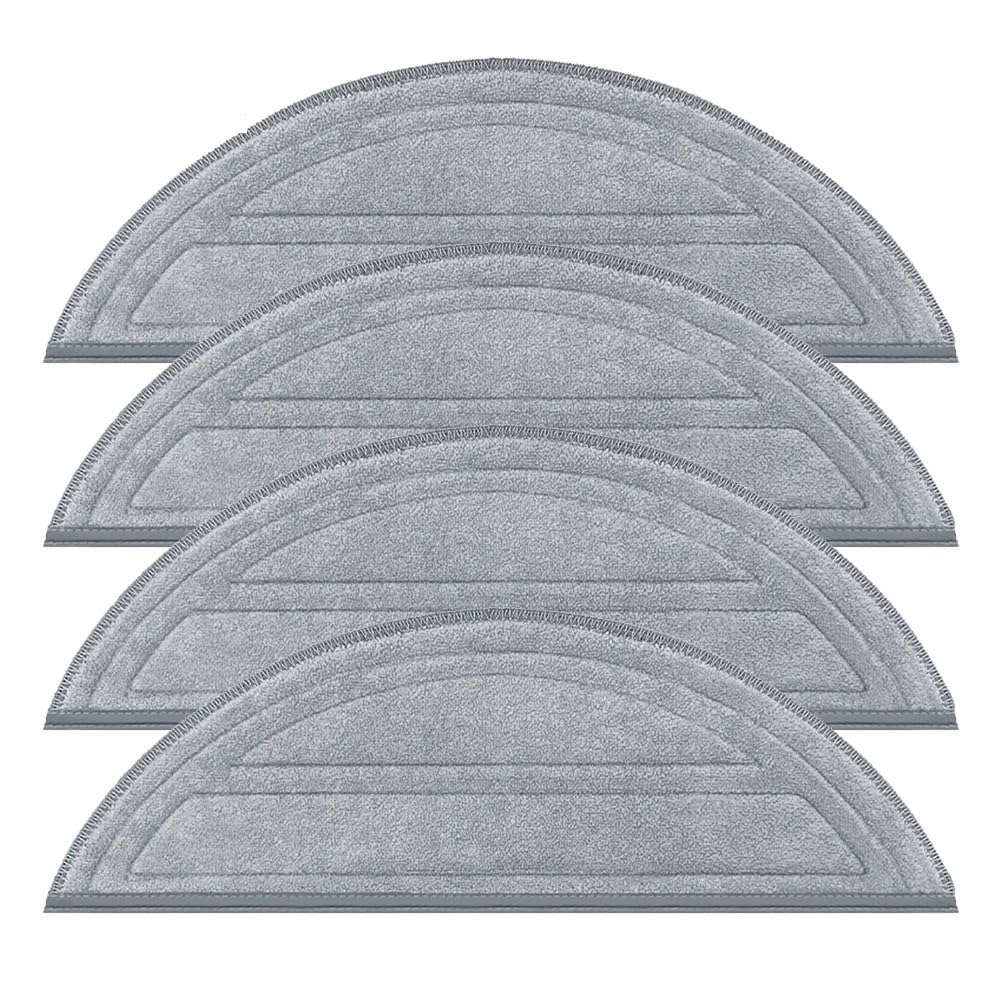 VIXWDRUTY 4/10Pcs Mop Cloth Pads Replacement For Roborock Q10 S5 / Q10 S5+ / Q10 VF / Q10 VF+ / Q10V / Q10V+ Vacuum Cleaner Parts(4pcs)