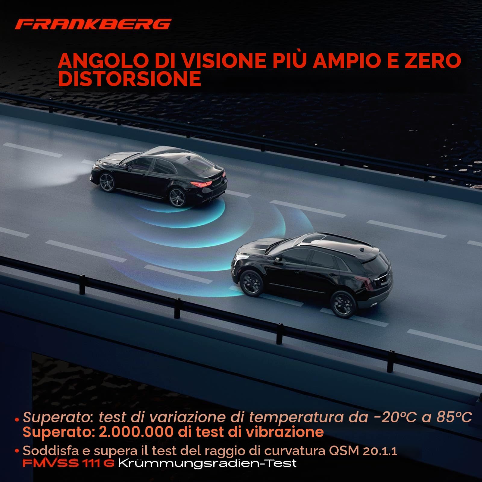 Frankberg Specchietto retrovisore esterno elettrico destro 8K0949102 | 6 pin, &-Riscaldato, &-Luce lampeggiante; Compatibile con: A4 Avant 8K5, A4 8K2