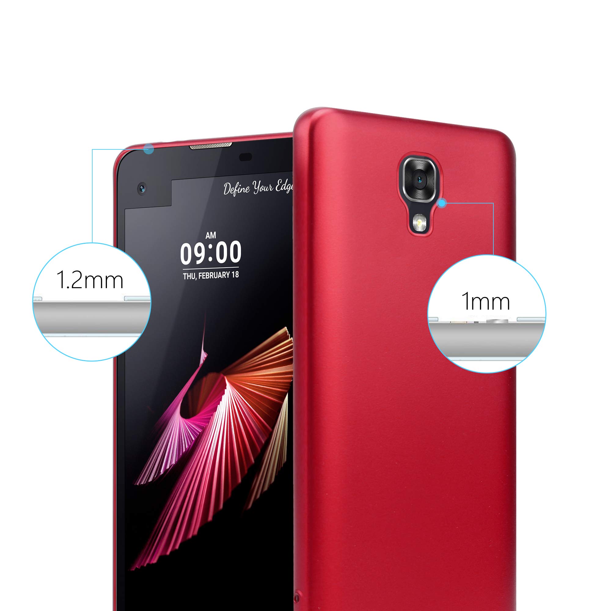 Custodia per LG L40 Cover Protezione Silicone TPU Spazzolato