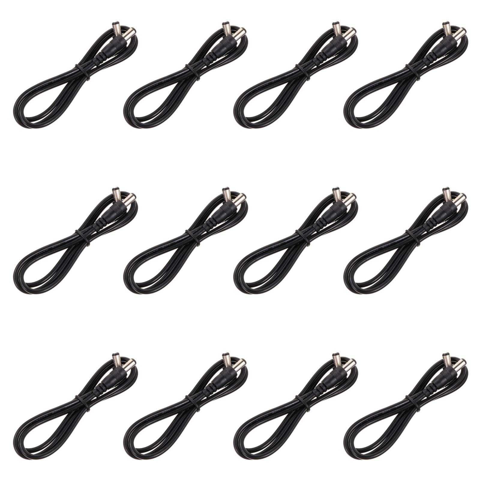 12 Piezas Cable De Alimentación De Guitarra Cable De Alimentación Del Pedal Pedal De Guitarra Electrica Pedales El Plastico Corriente Continua Alambre