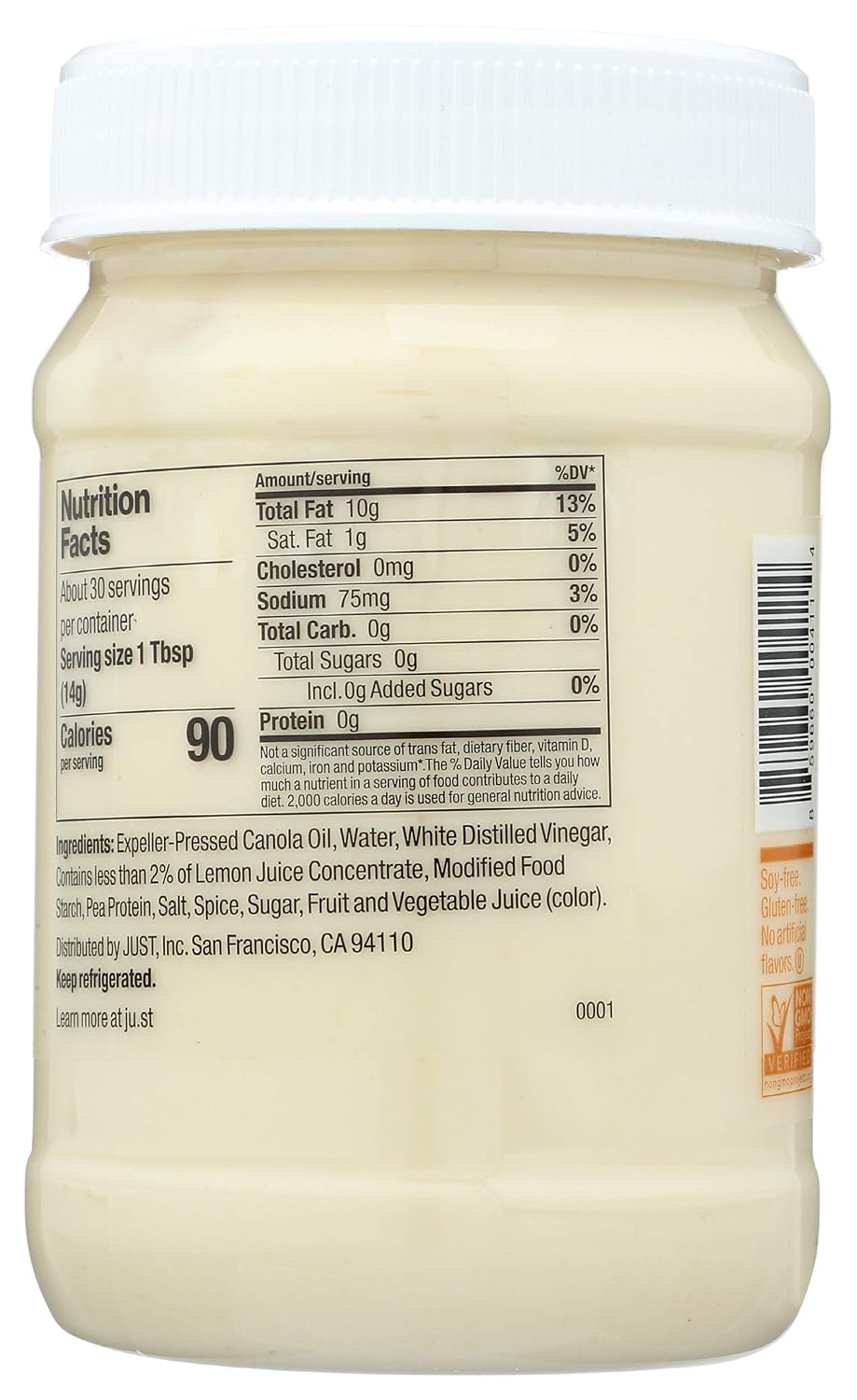 Just Inc, Mayo Just, 15 Fl Oz
