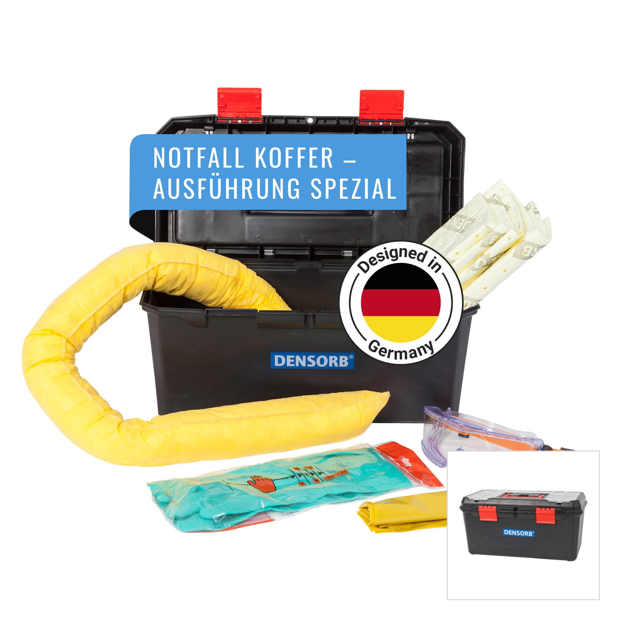 DENSORB Notfall-Set im Koffer Spezial