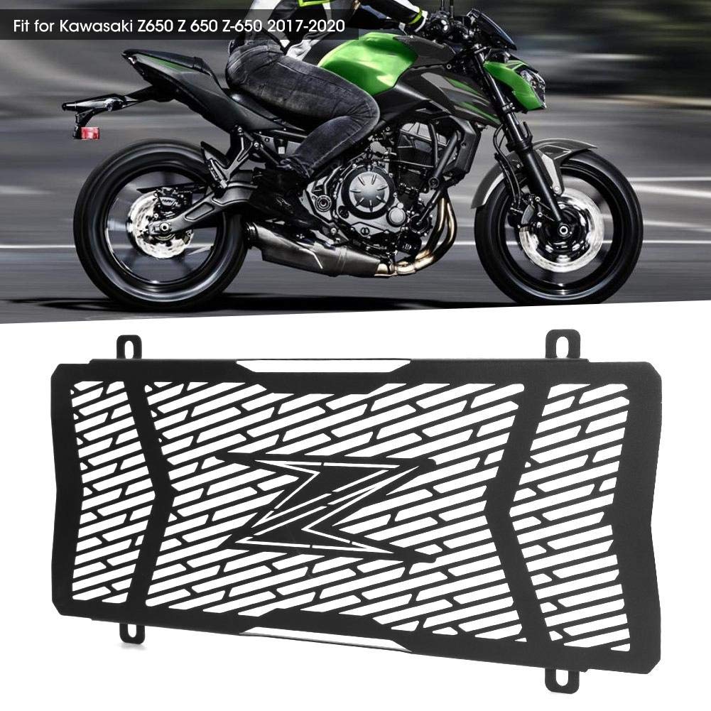 Protector de rejilla de radiador para motocicleta, protector de rejilla de radiador de acero inoxidable para motocicleta, Protector apto para Z650 Z 650 Z-650 2017-2020