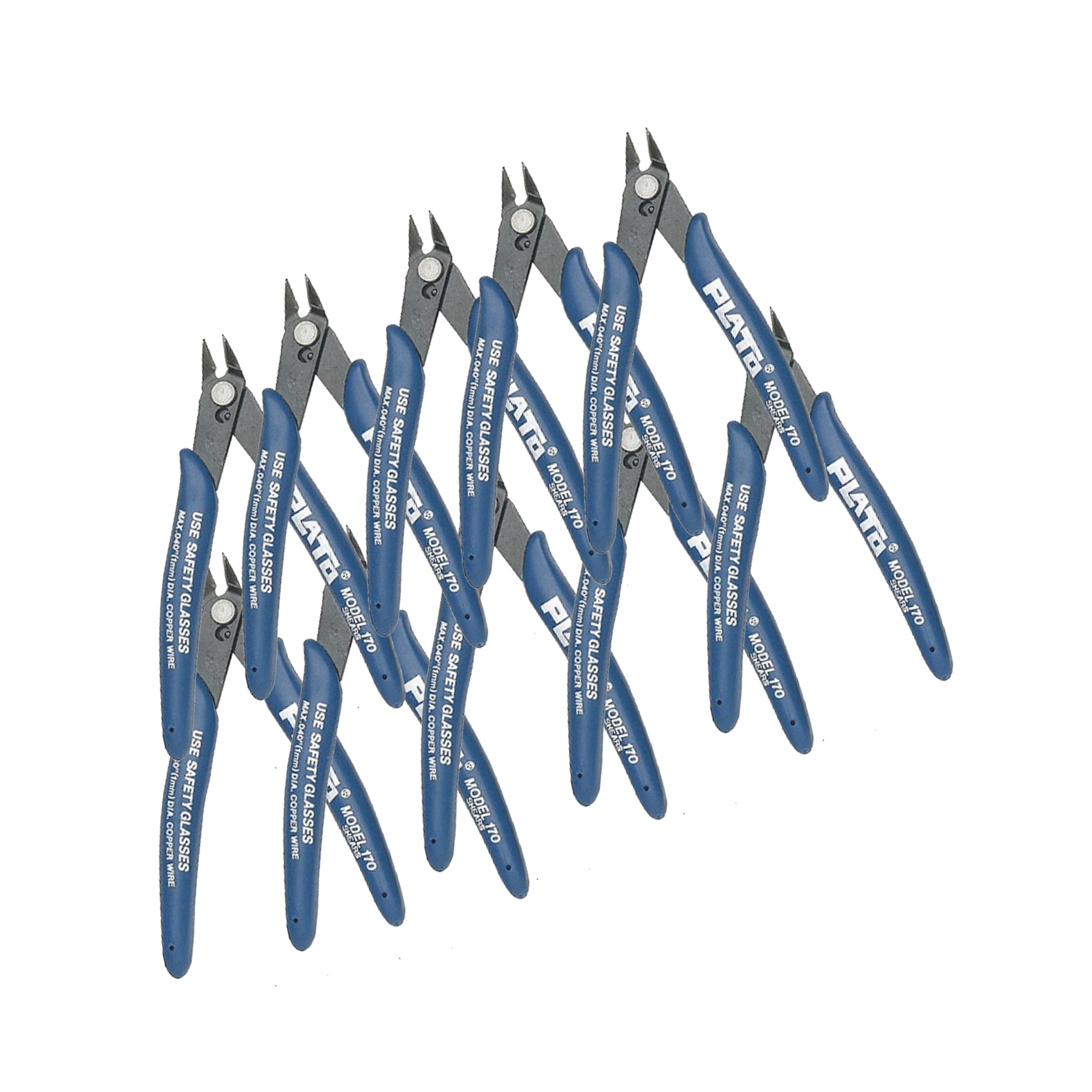 Plato 170 Cutter, Narrow Head, Flush Cut 18 AWG Copper wire 5