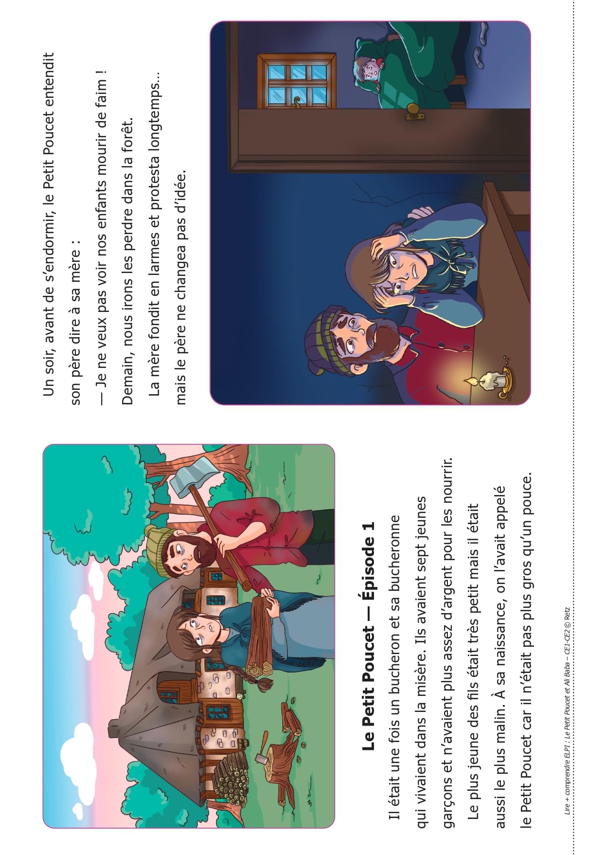 Lire + comprendre CE1 - CE2 (+ ressources numériques) - Le Petit Poucet et Ali Baba: Énonciation - Lexique - Pronoms - Implicite