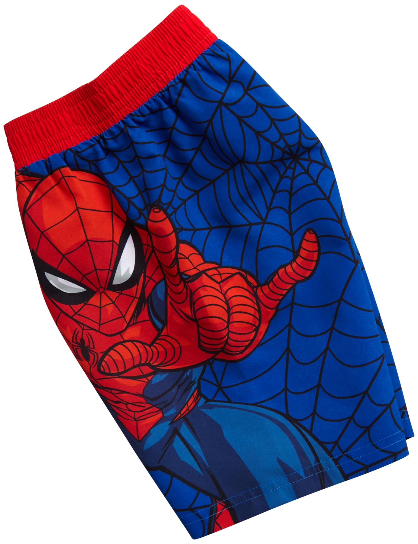 Marvel Boys? Spider-Man Swim Trunks - Quick Dry Bathing Suit Shorts (2T-12), Size 5/6, Spider-Man Blue Web